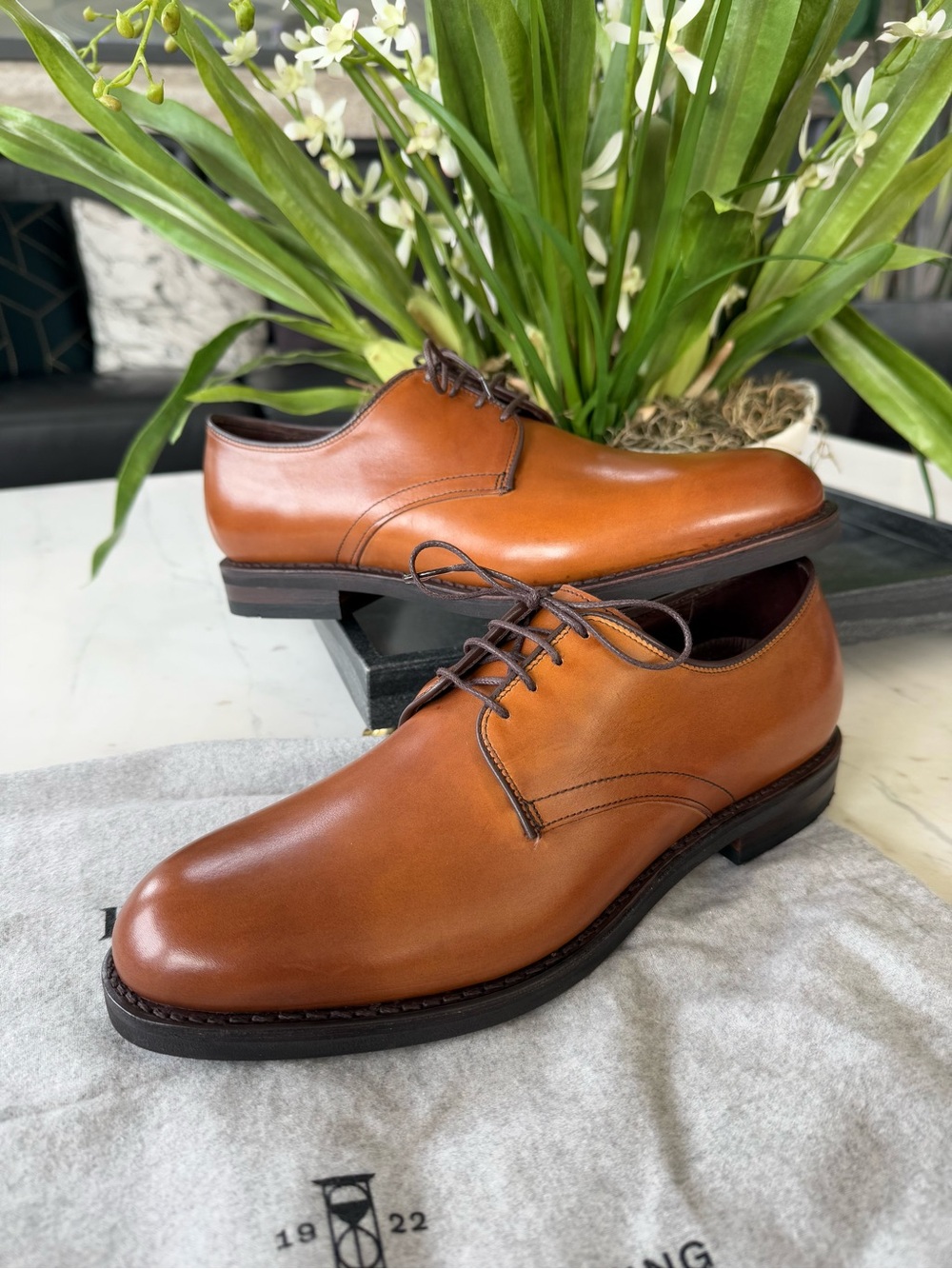 New Allen Edmonds Nomad Plain-toe Leather Derby - Picture 4 of 16